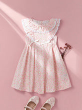 Toddler Girls' New Summer Sleeveless Floral Dress With Cute And Fresh Style